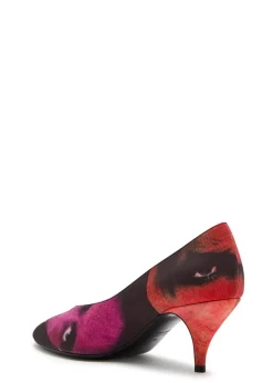 Tina 65 printed faille pumps