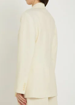 Tiphaine double-breasted woven blazer