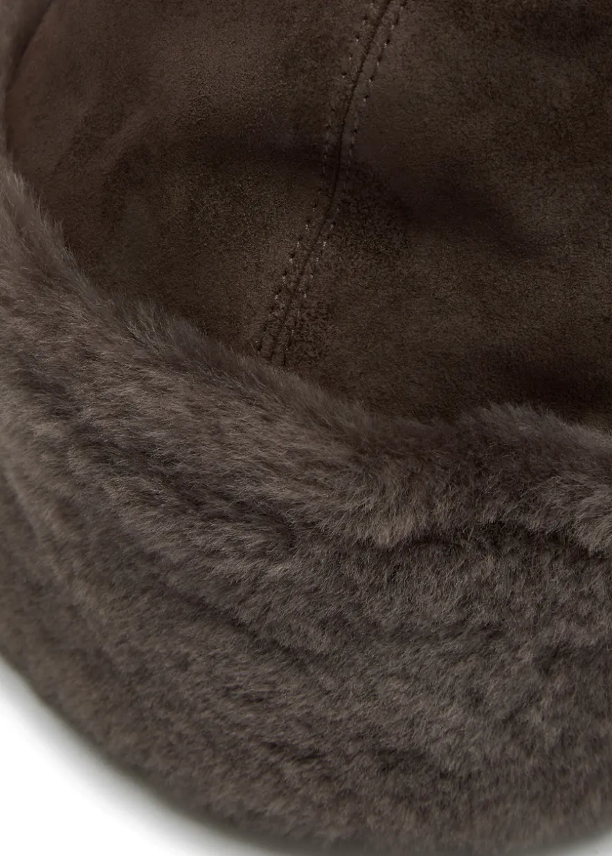 Toki suede and shearling hat