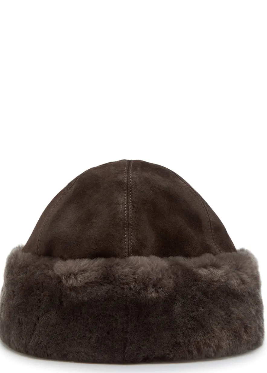 Toki suede and shearling hat