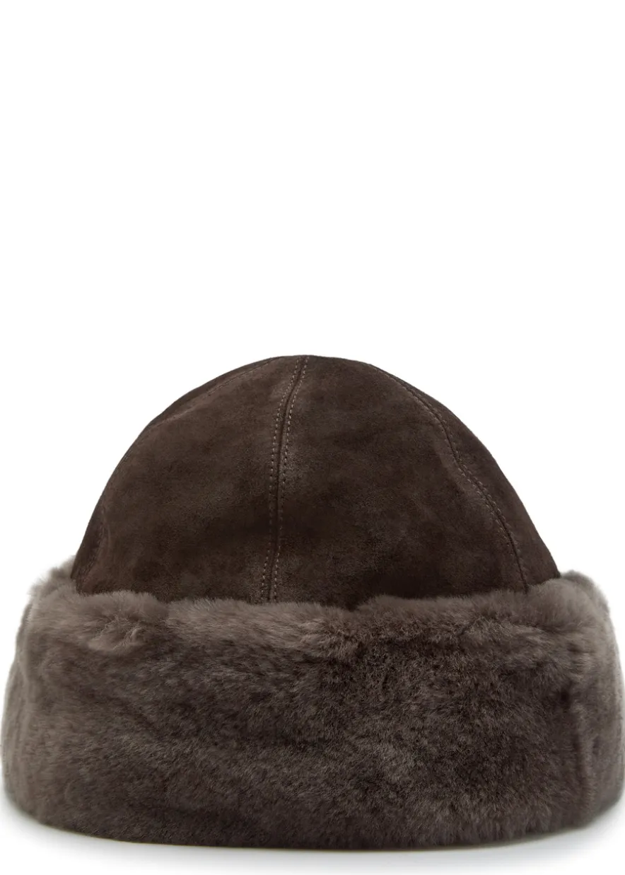 Toki suede and shearling hat