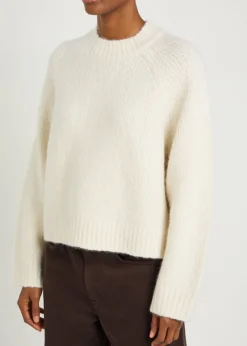 Tomaso cashmere and silk-blend jumper