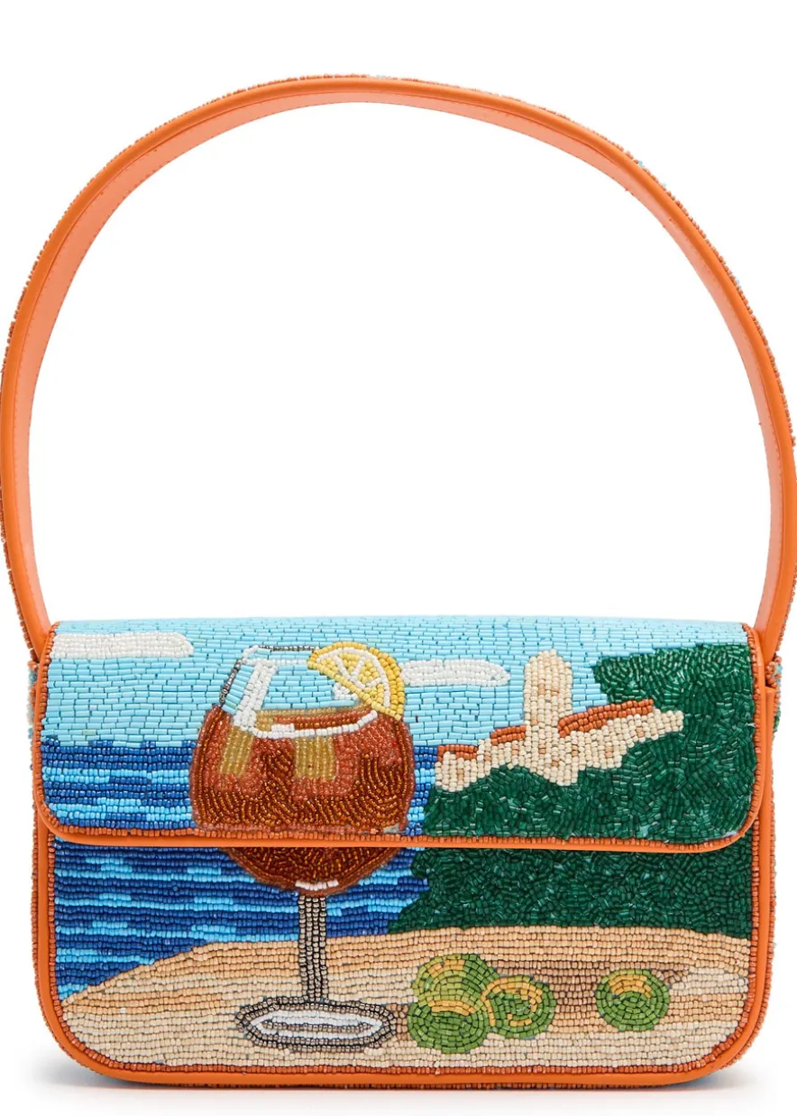 Tommy beaded shoulder bag