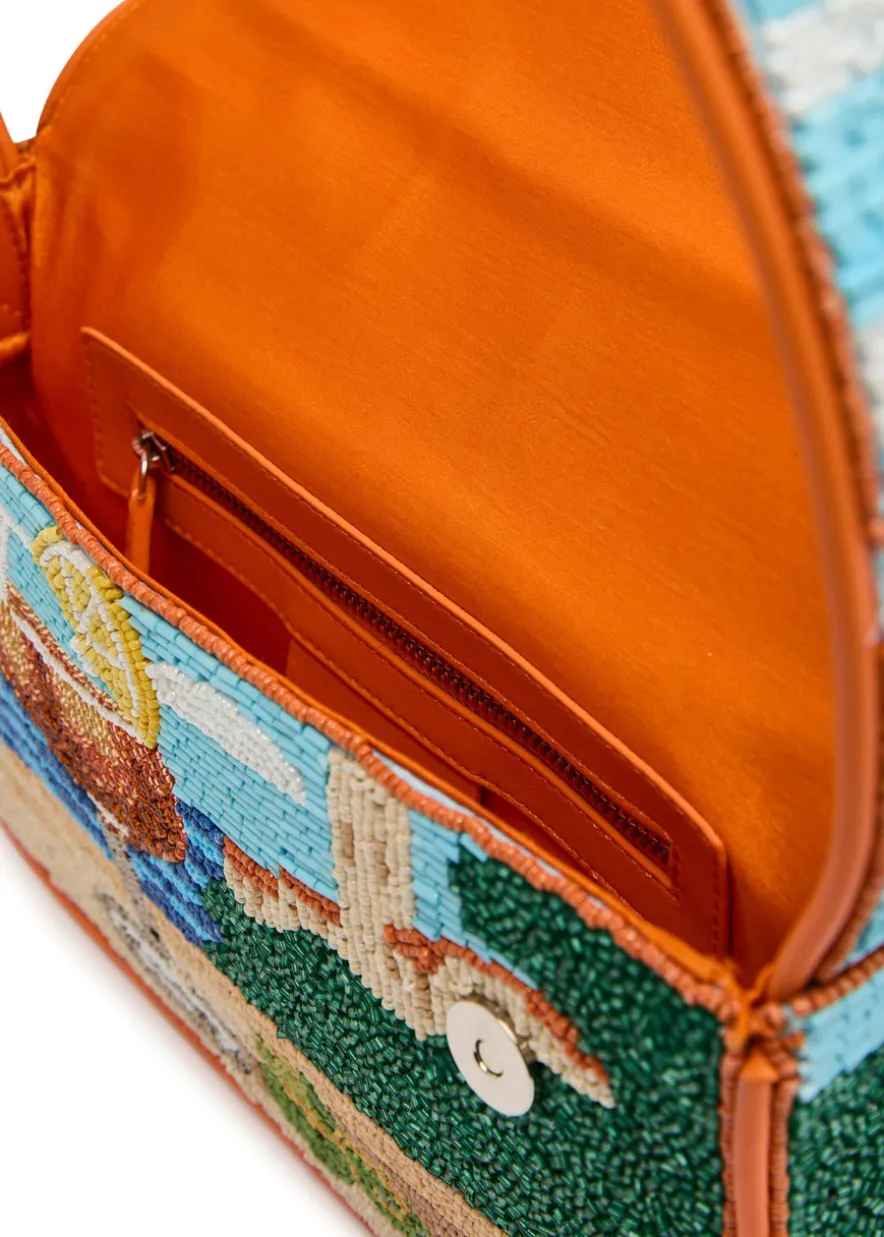 Tommy beaded shoulder bag