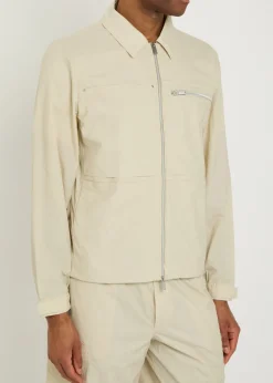 Topflight shell overshirt