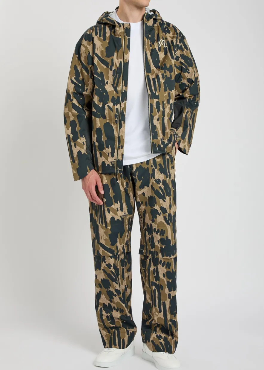 Tour Divot camouflage-print nylon trousers