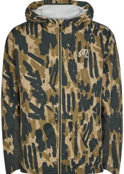 Tour Divot waterproof camouflage hooded nylon jacket