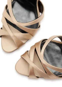Touze 110 satin sandals