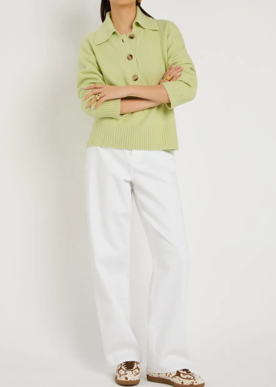 Trading Up cotton-blend polo jumper