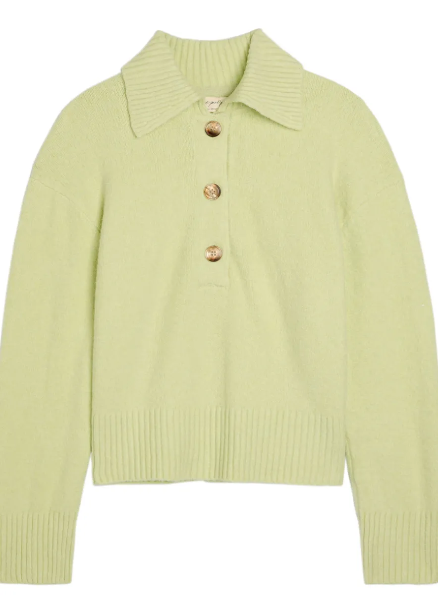 Trading Up cotton-blend polo jumper