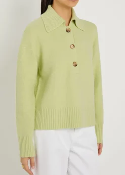 Trading Up cotton-blend polo jumper