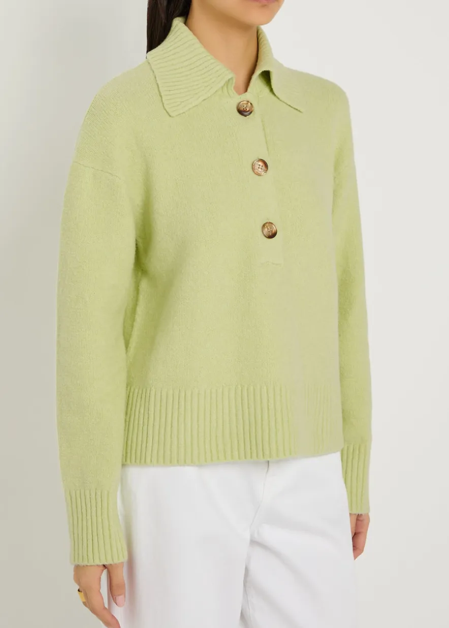 Trading Up cotton-blend polo jumper