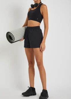 Train stretch-nylon bra top