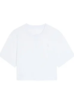 Train-T Crop logo jersey T-shirt