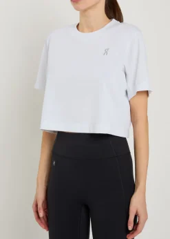 Train-T Crop logo jersey T-shirt