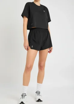 Train-T logo cropped jersey T-shirt