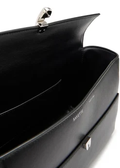 Trapeze leather pochette