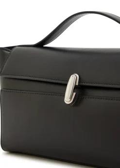 Trapeze leather pochette