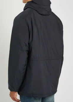 Travel hooded nylon jacket