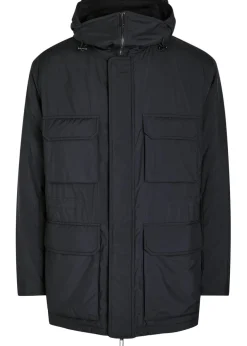 Travel hooded nylon jacket