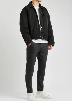 Travel stretch-jersey trousers