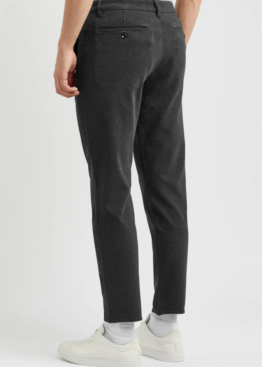 Travel stretch-jersey trousers