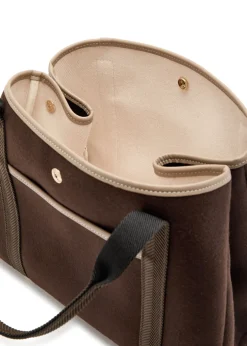 Traversée M Pockets Whip wool tote bag