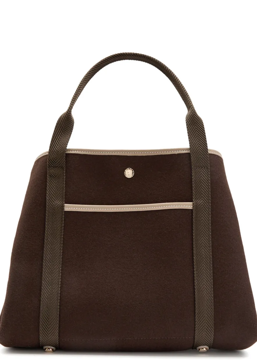 Traversée M Pockets Whip wool tote bag