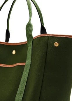 Traversée M Pockets Whip wool tote bag