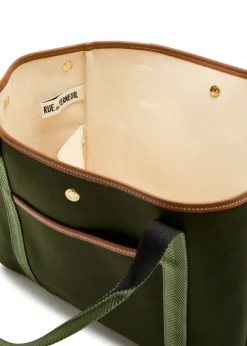 Traversée M Pockets Whip wool tote bag