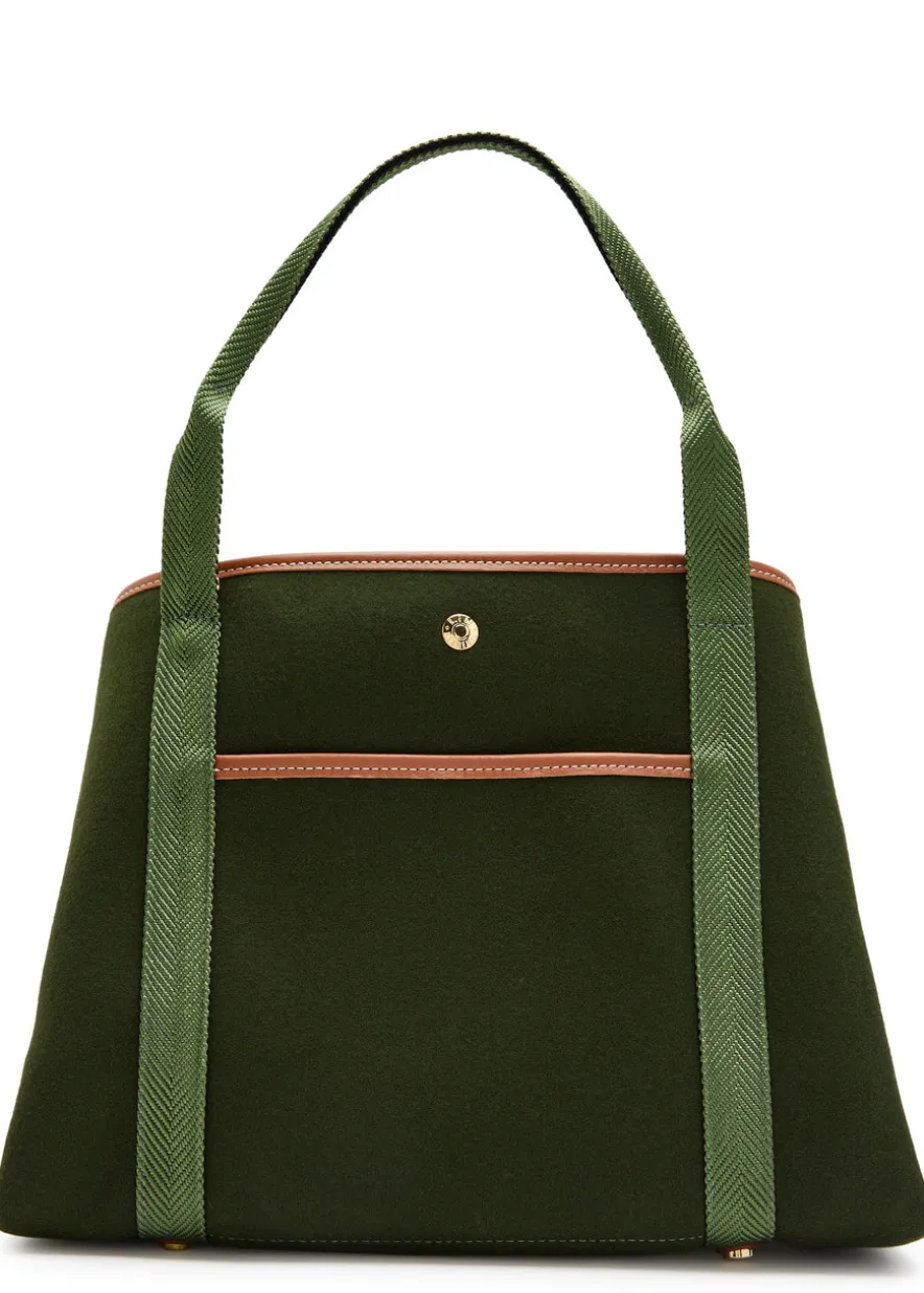 Traversée M Pockets Whip wool tote bag
