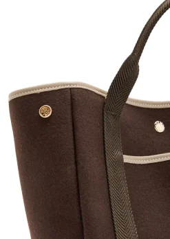Traversée S Pockets Whip wool tote bag