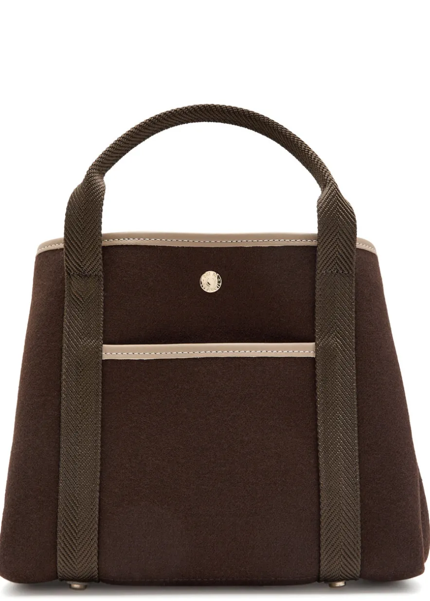 Traversée S Pockets Whip wool tote bag