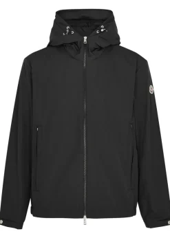 Traversier hooded nylon jacket