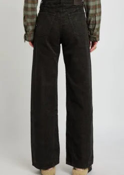 Treble Cut wide-leg corduroy trousers