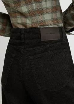 Treble Cut wide-leg corduroy trousers