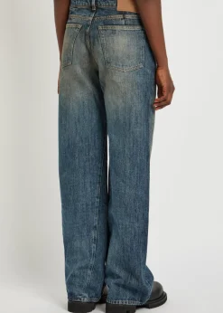 Treble Cut wide-leg denim jeans