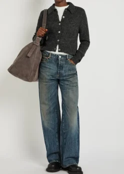 Treble Cut wide-leg denim jeans