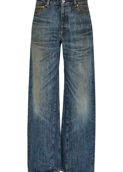 Treble Cut wide-leg denim jeans