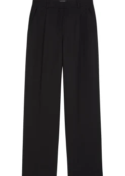 Trent straight-leg canvas trousers