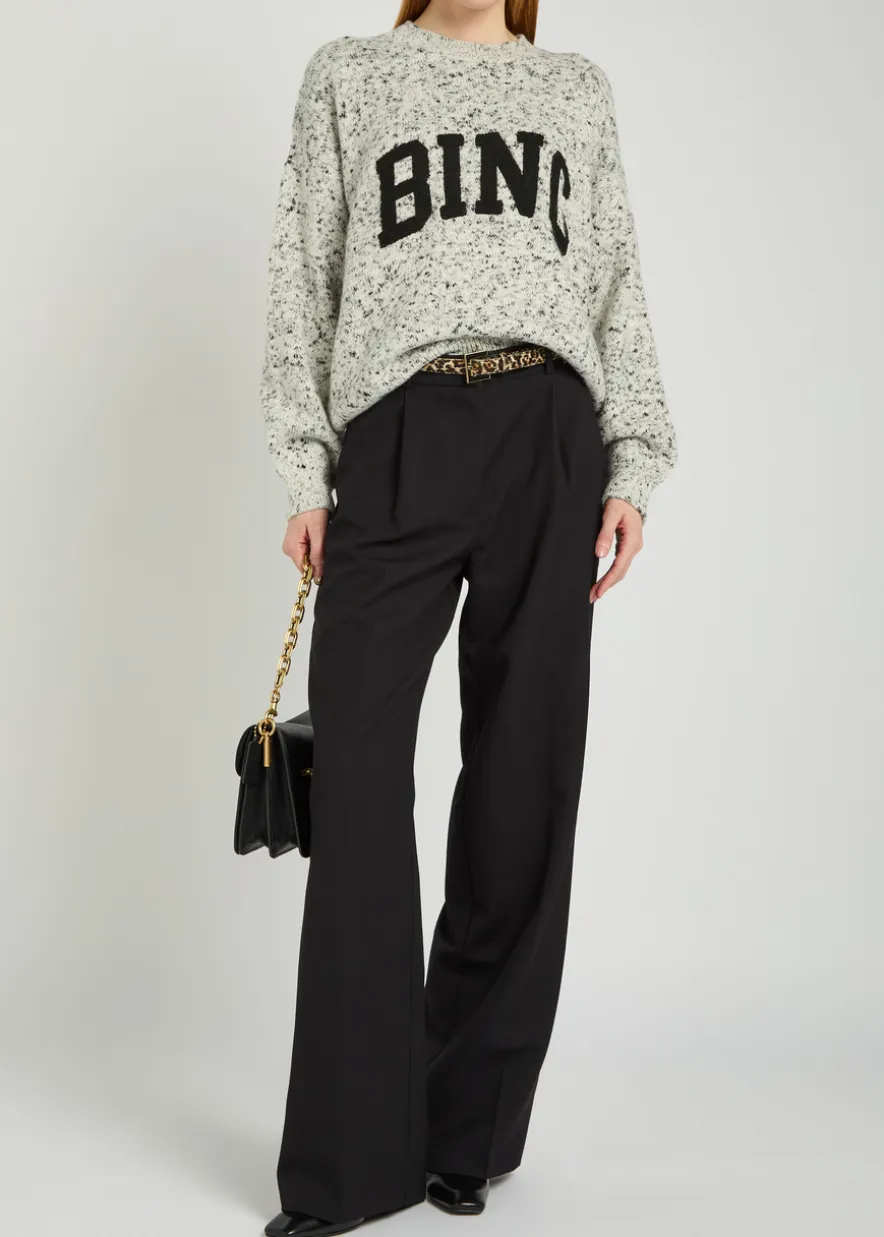 Trent straight-leg canvas trousers