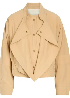 Tricia layered-effect woven jacket