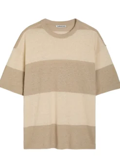 Triplet striped cotton-knit T-shirt