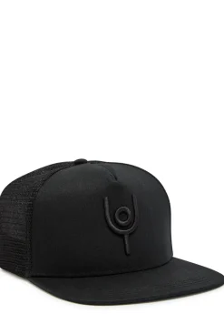 Trucker logo-embroidered twill cap