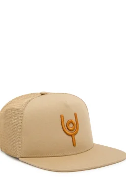 Trucker logo-embroidered twill cap