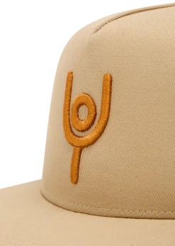 Trucker logo-embroidered twill cap