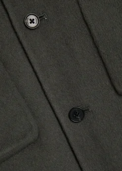 Trucker wool overshirt