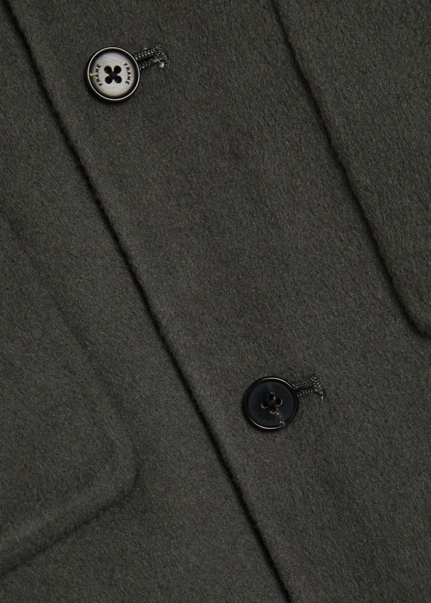 Trucker wool overshirt