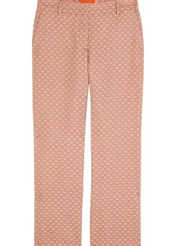 24/7 tulip-jacquard trousers