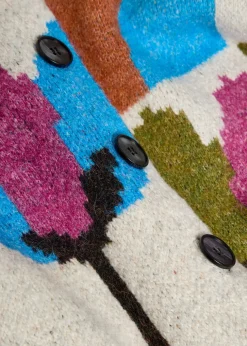 Tulip Whirl cotton-blend cardigan